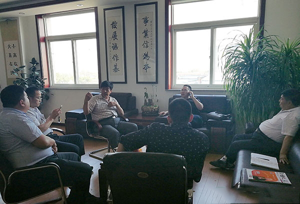 山東省畜牧協會生豬分會領導莅臨天源參觀考察