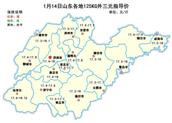 1月15日生豬價格預測及14日屠企生豬收購價格