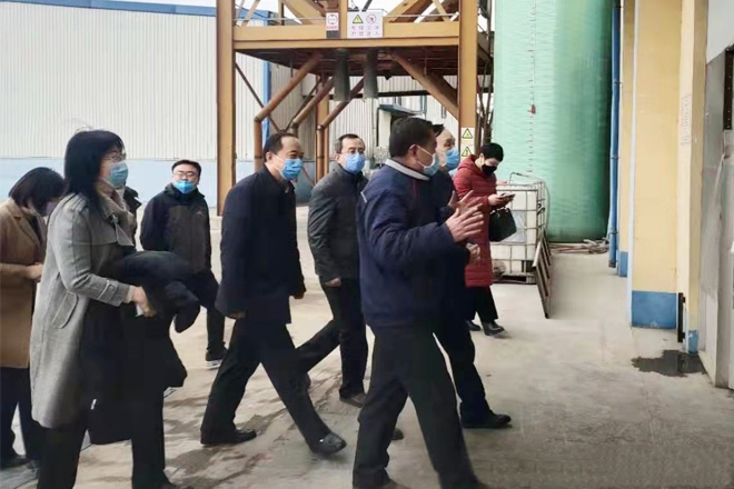 煙台市市委副書記吳承丙到蓬萊天源走訪調研