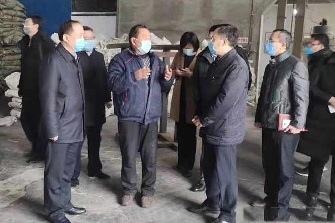 煙台市市委副書記吳承丙到蓬萊天源走訪調研