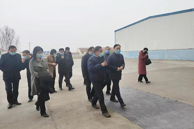 煙台市市委副書記吳承丙到蓬萊天源走訪調研