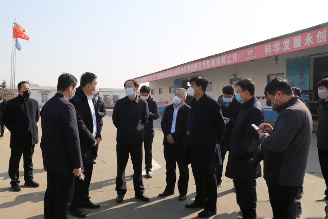 龍口市市委書記韓世軍到山東天源走訪調研
