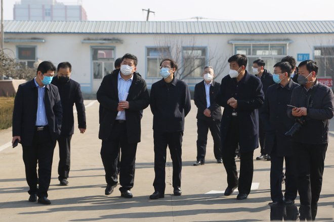 龍口市市委書記韓世軍到山東天源走訪調研