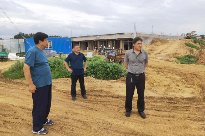 市農業農村局領導視察天源農牧項目建設情況