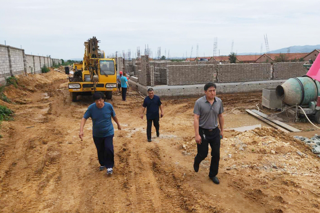 市農業農村局領導視察天源農牧項目建設情況