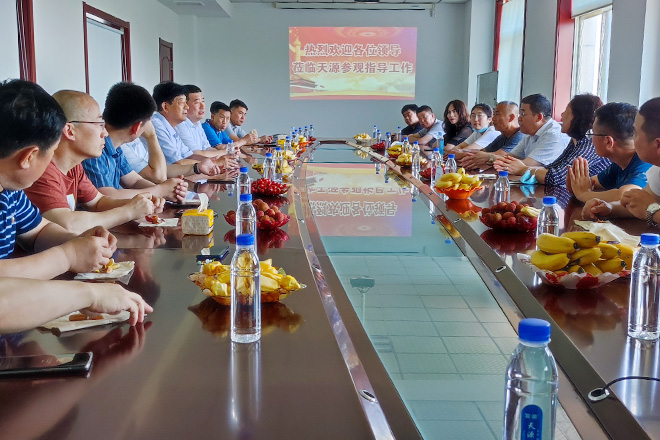 市政協委員調研團參觀調研天源飼料