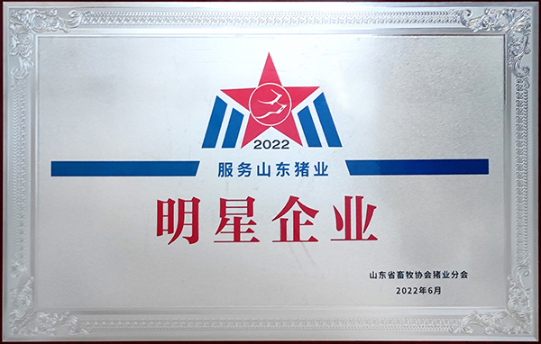 2022服務山東豬業明星企業