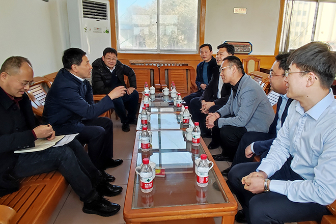 煙台市政府領導走訪調研蓬萊天源飼料