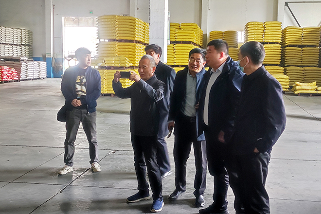 山東省飼料工業協會李祥明秘書長到天源集團參觀調研